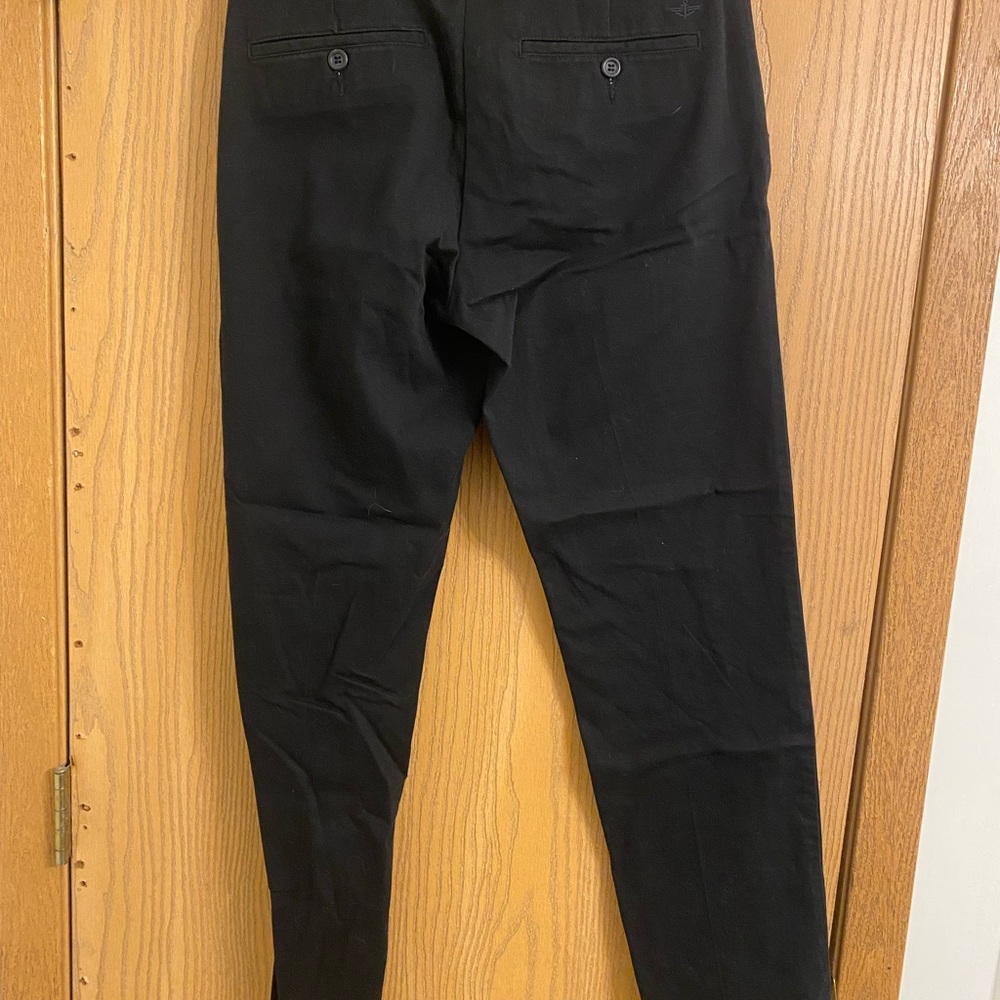 Dockers Black Chinos Soft Tapered Design Size 29x32 - Picture 4 of 6
